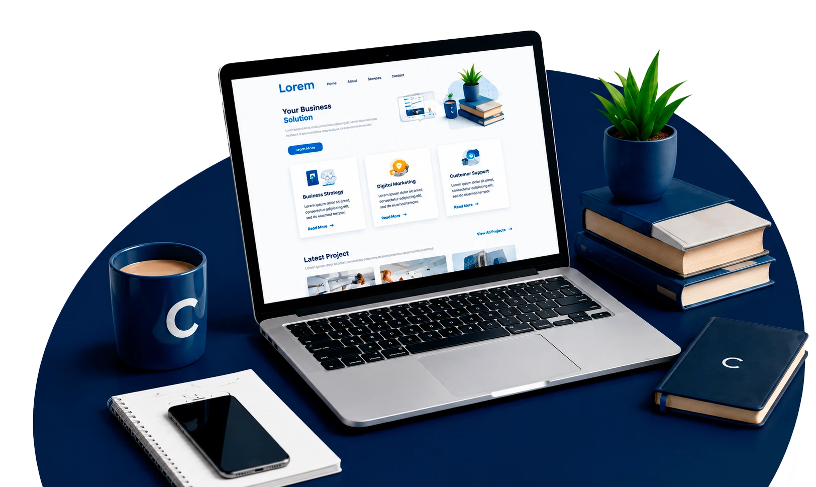 Laptop mostrando una plataforma de aprendizaje online